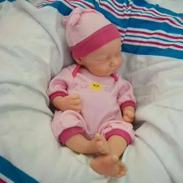 Mire & Mire 12" Reborn Baby Doll - Realistic Silicone Gift for Kids