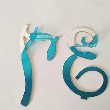 Elegant Mirror Acrylic Wedding Standing Table Numbers,Wedding Table Numbers Sign, Mirrored Wedding Table Decor (Silver, Number 1-20)