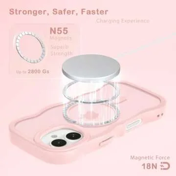 Amzfield Magnetic Case for iPhone 16 - Stylish Protection