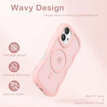 Amzfield Magnetic Case for iPhone 16 - Stylish Protection