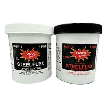 Fasco Epoxies 9XN Steelflex Quart Kit for Superior Repairs