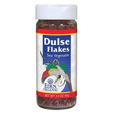 Eden Organic Dulse Flakes - Sun-Dried Sea Vegetable Delights
