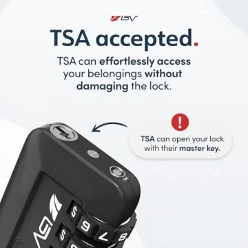 TSA Approved Combination Travel Lock for Secure Luggage
