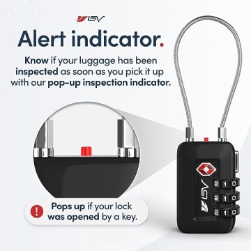 TSA Approved Combination Travel Lock for Secure Luggage