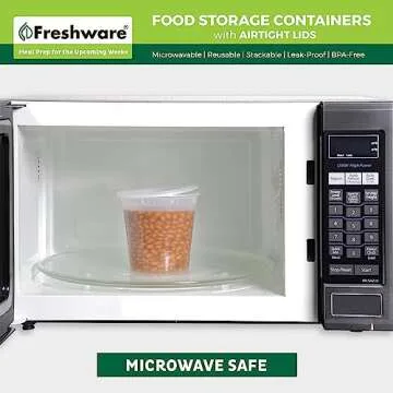 Freshware Food Storage Containers 240 Set 24 oz Deli Containers