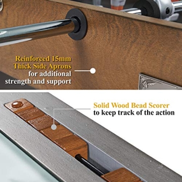 Barrington Urban Set Coffee Foosball Table - 40'' Grey/Brown