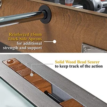 Barrington Urban Set Coffee Foosball Table - 40'' Grey/Brown