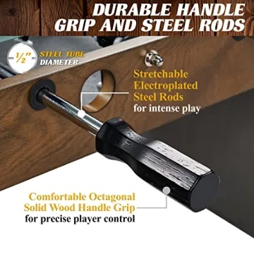 Barrington Urban Set Coffee Foosball Table - 40'' Grey/Brown