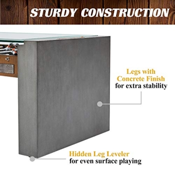 Barrington Urban Set Coffee Foosball Table - 40'' Grey/Brown