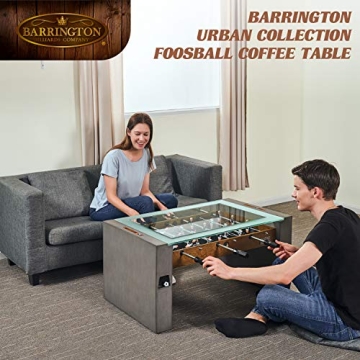 Barrington Urban Set Coffee Foosball Table - 40'' Grey/Brown