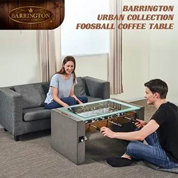 Barrington Urban Set Coffee Foosball Table - 40'' Grey/Brown