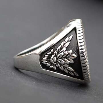 US 1942 Mercury Dime Silver Coin Signet Ring - Unique Gift