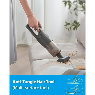 Brigii Cordless Pet Hair Vacuum with Anti-Tangle Tool
