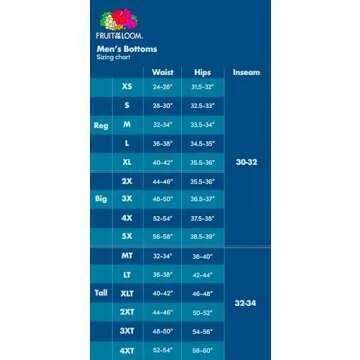 Fruit of the Loom Men's Woven Sleep Pajama Pant, Blue Stripe, Large