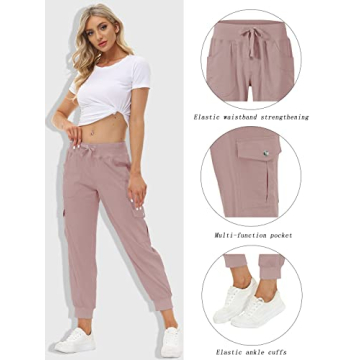 MoFiz Women's Lightweight Hiking Cargo Pants – Comfortable & Stylish for Outdoor Adventures