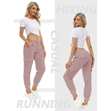 MoFiz Women's Lightweight Hiking Cargo Pants – Comfortable & Stylish for Outdoor Adventures