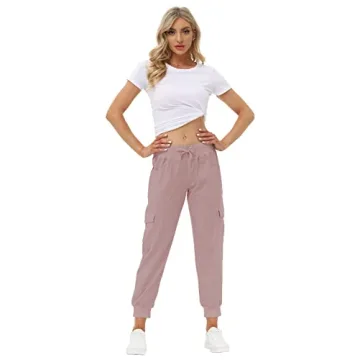 MoFiz Women's Lightweight Hiking Cargo Pants – Comfortable & Stylish for Outdoor Adventures