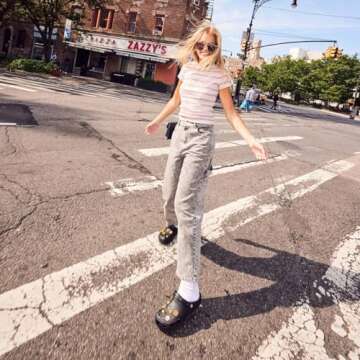 Crocs Unisex-Adult Classic Clog, Clogs for Women and Men, Black, 14 Women/12 Men