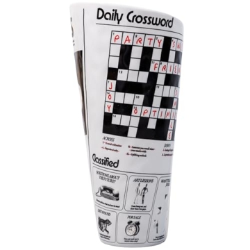 ban.do Vintage Inspired Newspaper Vase for Home Decor