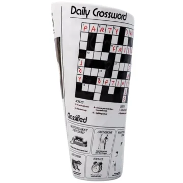 ban.do Vintage Inspired Newspaper Vase for Home Decor