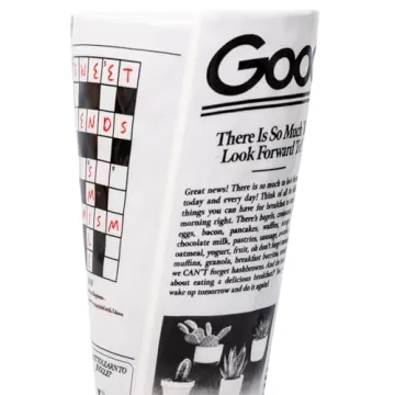 ban.do Vintage Inspired Newspaper Vase for Home Decor