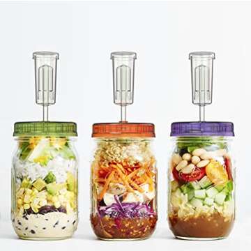 Fermentation Lids | 4-Pack | Multi-Colored | Year of Plenty
