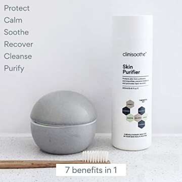 Clinisoothe+ Skin Purifier – Daily Cleanser and Acne Treatment for Face & Body, with Hypochlorous ...