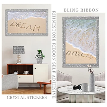 Self Adhesive Crystal Rhinestone Ribbon for Crafts and Decor