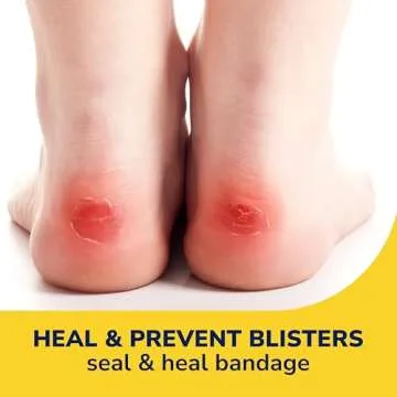 Dr. Scholl's Blister Cushions Seal & Heal Bandage with Hydrogel Technology, 8 ct // Immediate & All-Day Pain Relief, Thin, Flexible & Nearly Invisible, Moisture-Infused