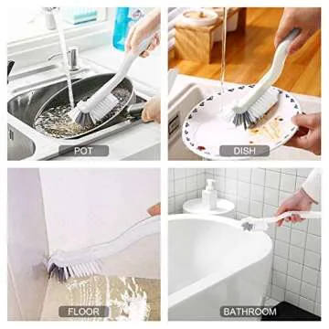 SHUNWEI 2 Pcs Cleaning Brush Set for Home & Kitchen