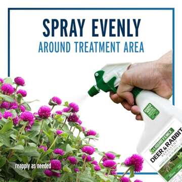 Liquid Fence Deer & Rabbit Repellent, 32 Ounces Safe Protection