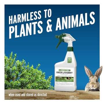Liquid Fence Deer & Rabbit Repellent, 32 Ounces Safe Protection