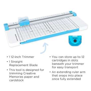Trimmers by Creative Memories (12-inch Trimmer, Includes 1 Straight Blade)