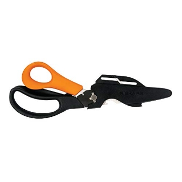 Fiskars Garden Scissors, 7-in-1 Garden Shears Multi-Tool with Sheath, Great for Plant Trimming, Cutting Nursery Pots, Bags, and Wire
