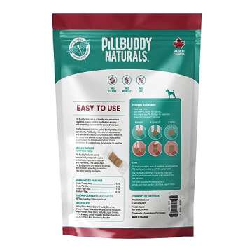 Presidio Pill Buddy Naturals - Beef Recipe Pill Hiding Treats for Dogs - Make A Perfect Pill Conceal...