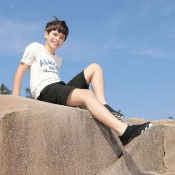 QPT Water Shoes for Kids - Quick-Dry Aqua Socks