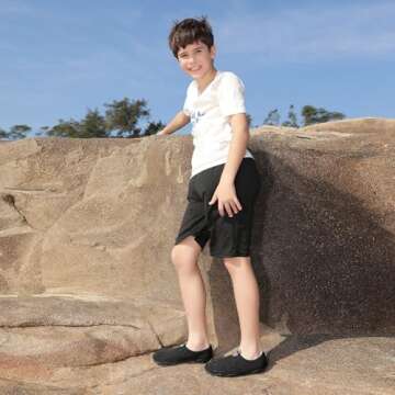 QPT Water Shoes for Kids - Quick-Dry Aqua Socks
