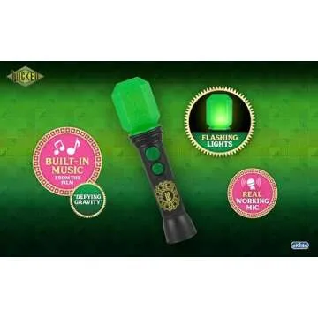 eKids Wicked Microphone Toy for Kids - Amplify Voice with Music & Lights