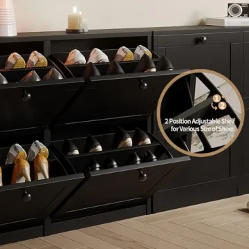 VOWNER Shoe Cabinet - Stylish Entryway Storage Solution