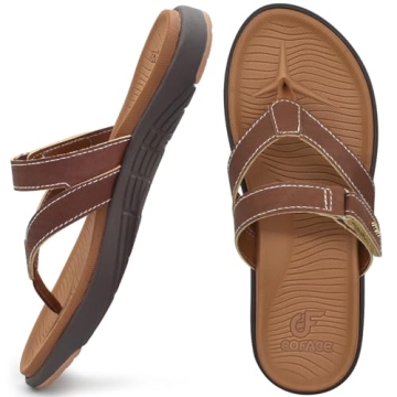 Comfortable Orthotic Flip Flops for Women - Arch Support