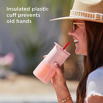 Rabbit Frozen Cocktail Silicone Tumbler, Set of 2, Pink