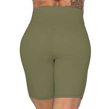 Buy Sunzel 8" High Waist Biker Shorts for Women