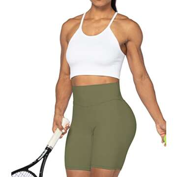 Buy Sunzel 8" High Waist Biker Shorts for Women