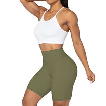 Buy Sunzel 8" High Waist Biker Shorts for Women