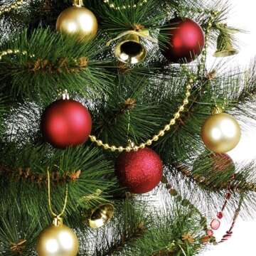 Sggvecsy 60 Pcs Artificial Pine Needles Christmas Small Pine Picks Green Pine Branches Twigs Stems P...