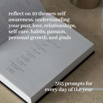 INSIDE THEN OUT Better Every Day Journal - Guided Daily Journal With 365 Pre-Dated Prompts for Self Love, Reflection, Growth, Gratitude, Discovery, Wellness, Healing, Self Help, and Mindfulness - Self Care Routine & Mental Health Gift for Women Men