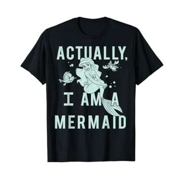Disney Little Mermaid Actually A Mermaid Graphic T-Shirt T-Shirt