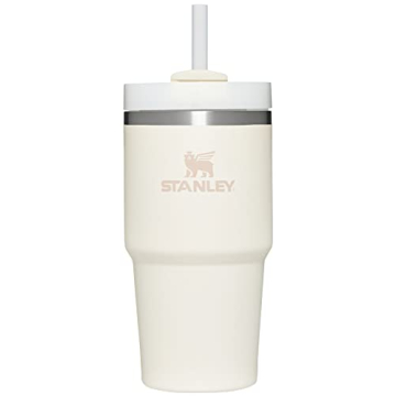 Stanley Quencher H2.0 FlowState Stainless Steel Vacuum Insulated Tumbler (20 oz) - Cream