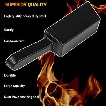 Bzsunway 25 oz Ingot Mold for Metal Casting Projects