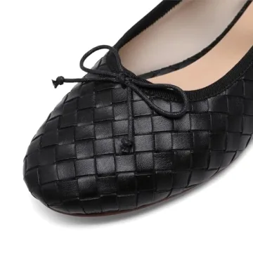 Stylish Riekhany Woven Ballet Flats for Comfort and Elegance